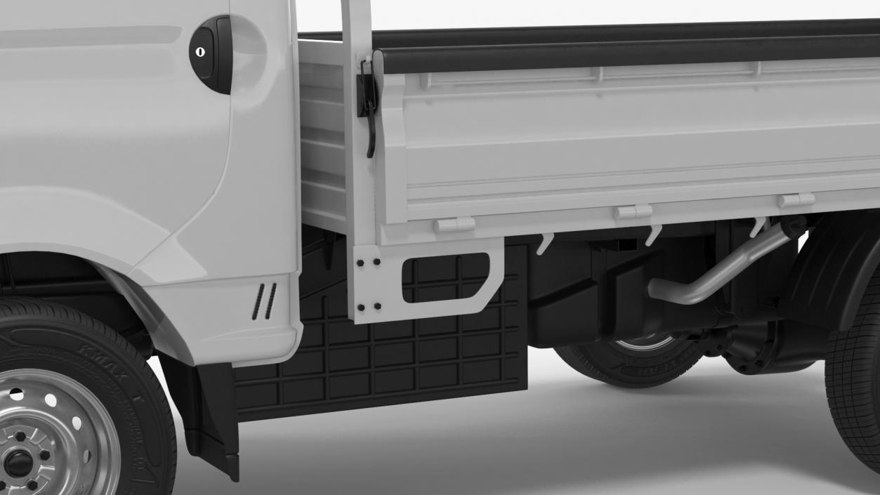 Flatbed Truck Hyundai HR 2023 3D model