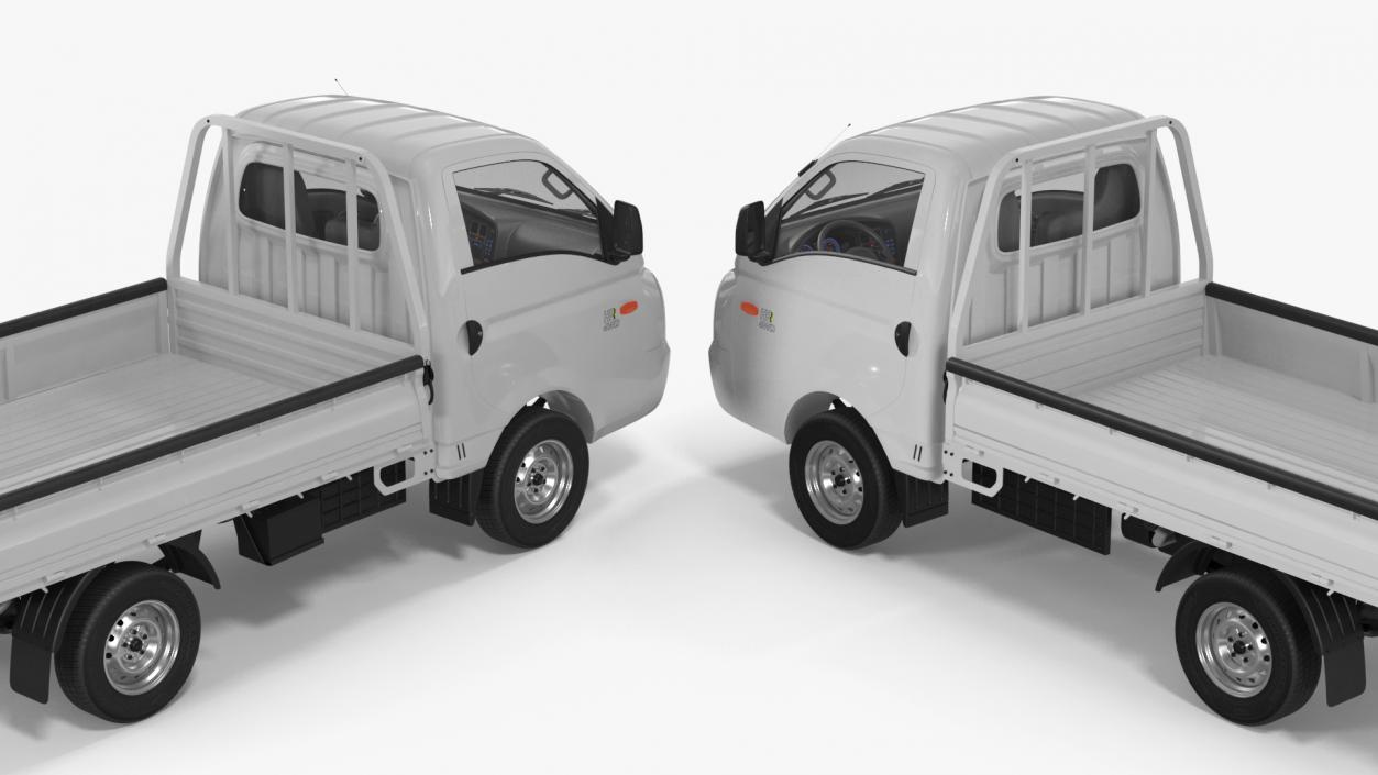 Flatbed Truck Hyundai HR 2023 3D model