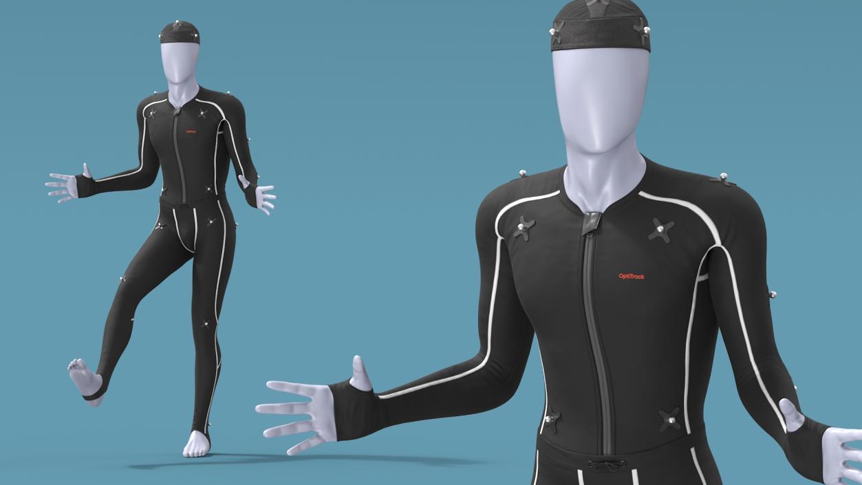 Motion Capture Suit Mannequin in Pose 3D