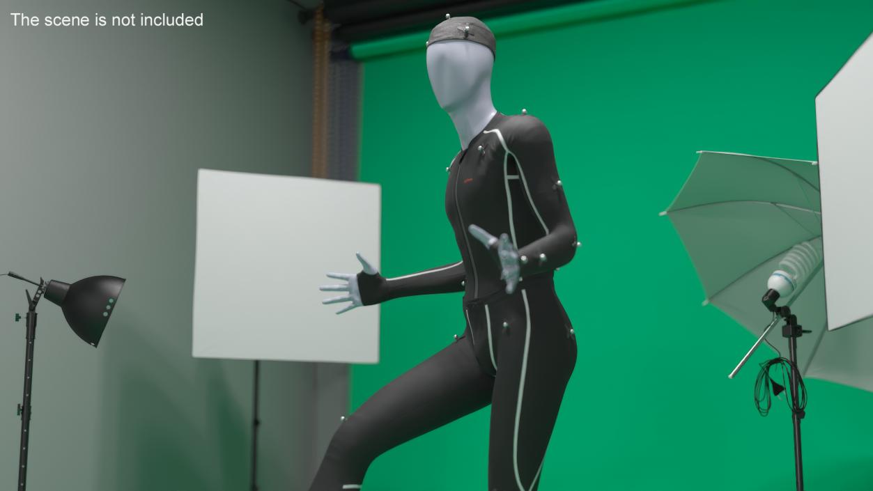 Motion Capture Suit Mannequin in Pose 3D