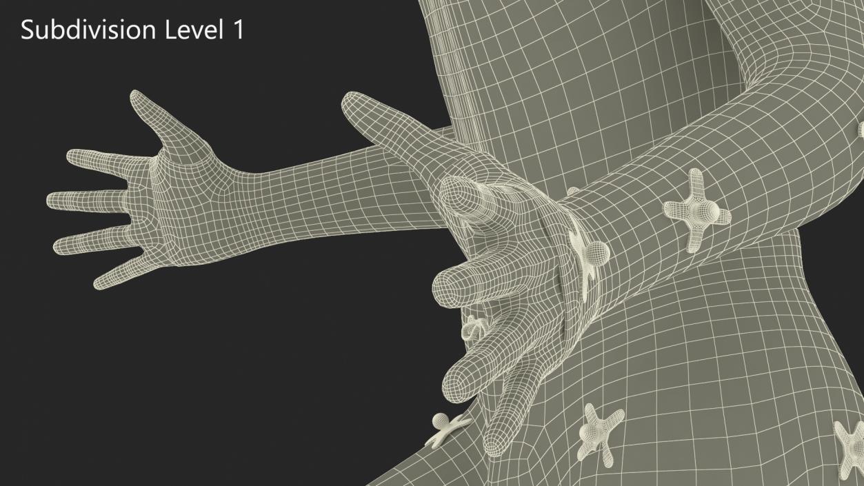 Motion Capture Suit Mannequin in Pose 3D