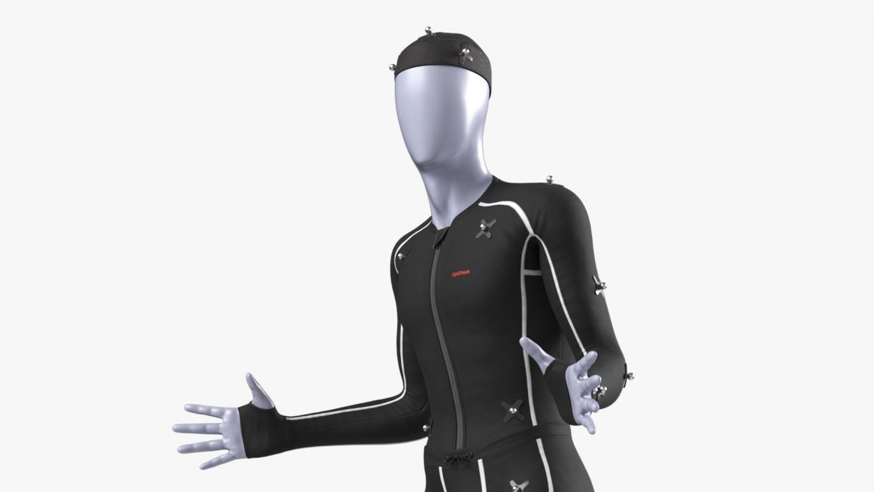 Motion Capture Suit Mannequin in Pose 3D