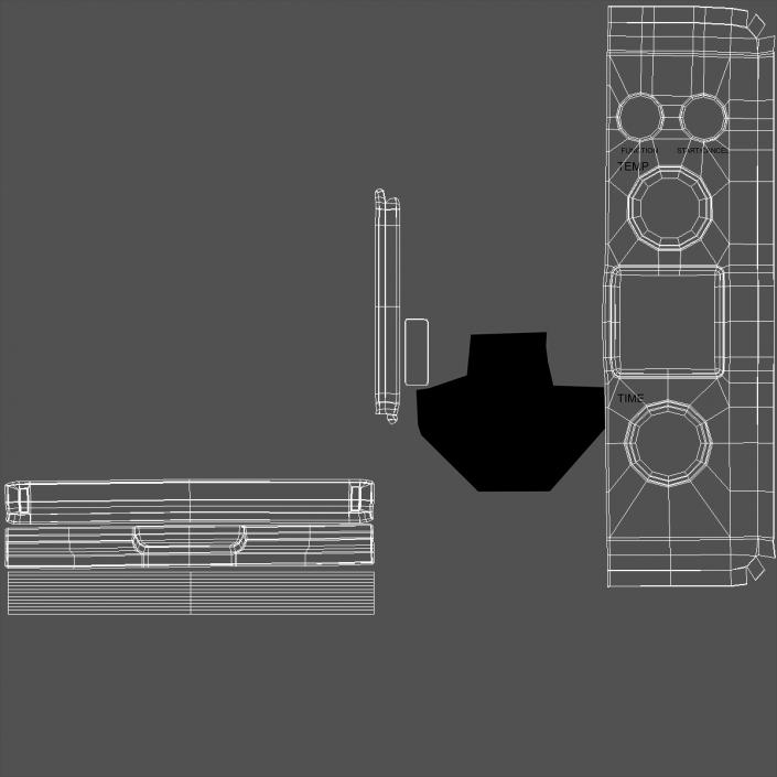 3D Convection Toaster Oven model