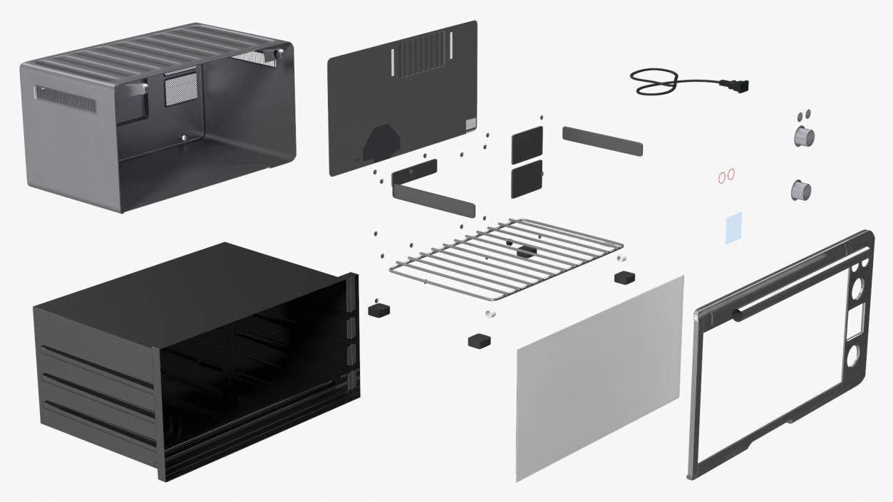 3D Convection Toaster Oven model