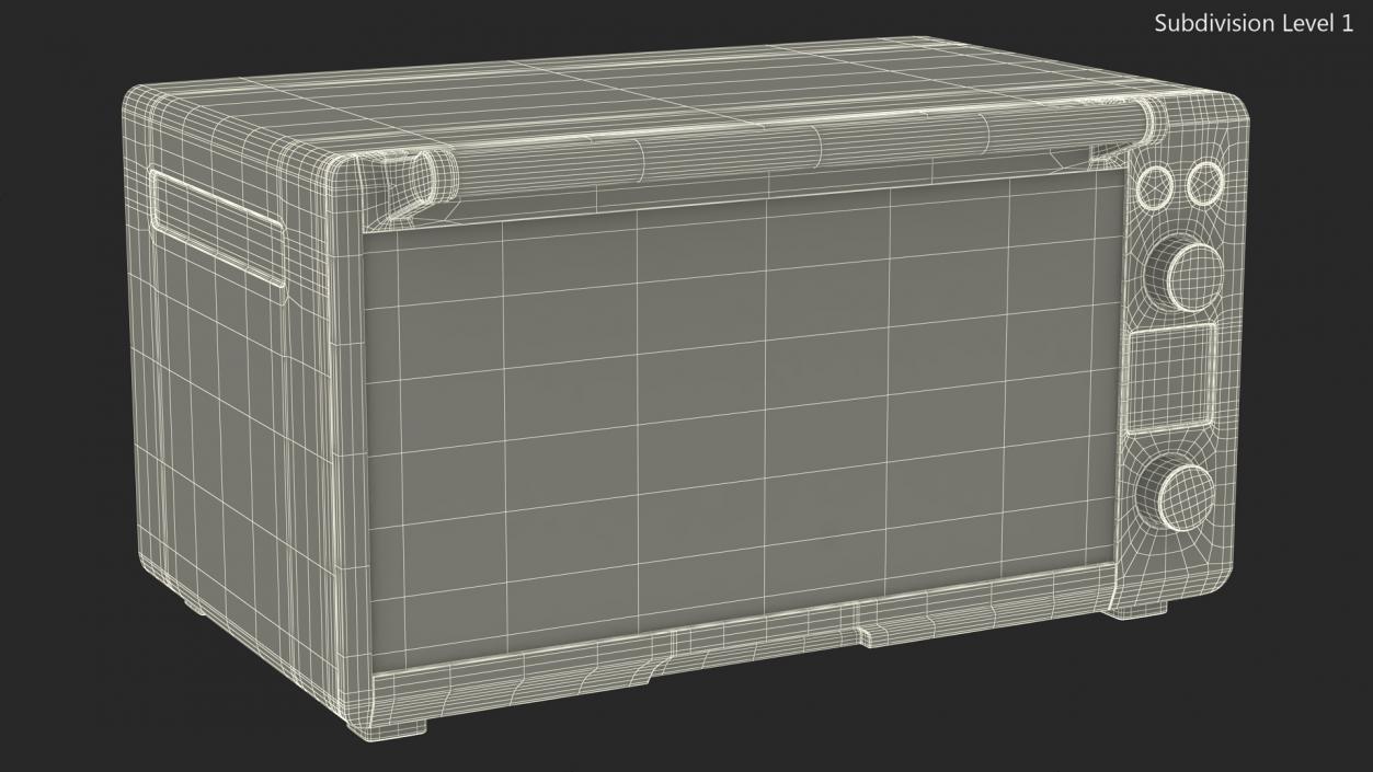 3D Convection Toaster Oven model