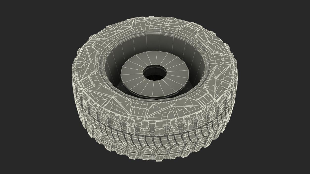 Tesla Cybertruck Wheel 3D