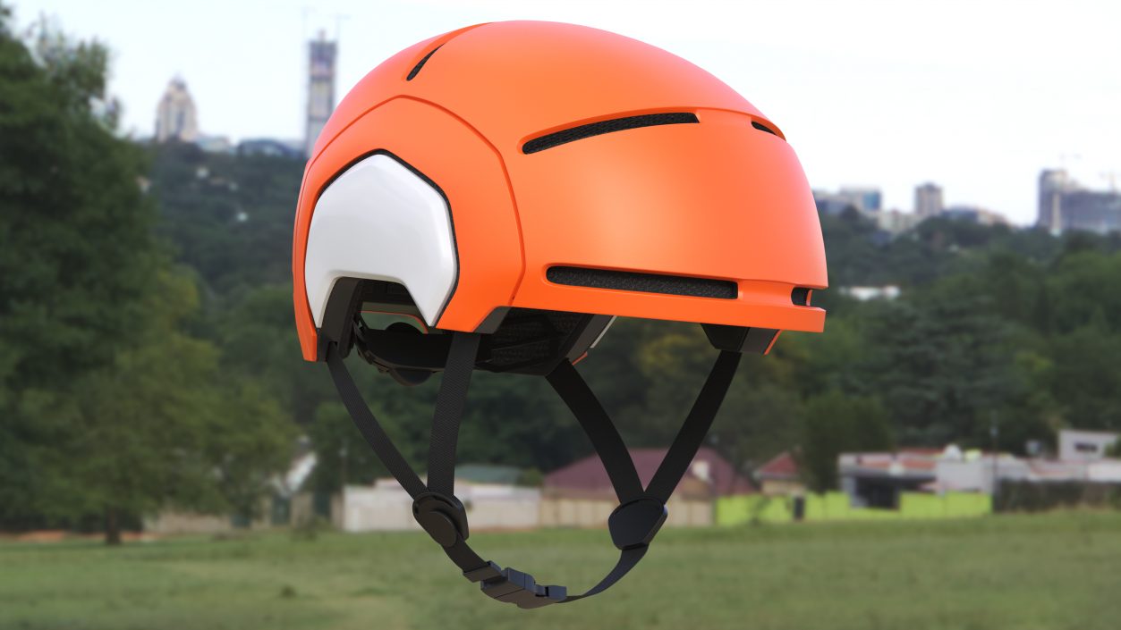 Kids Helmets Orange Generic 3D