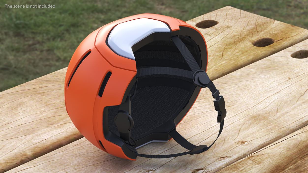 Kids Helmets Orange Generic 3D