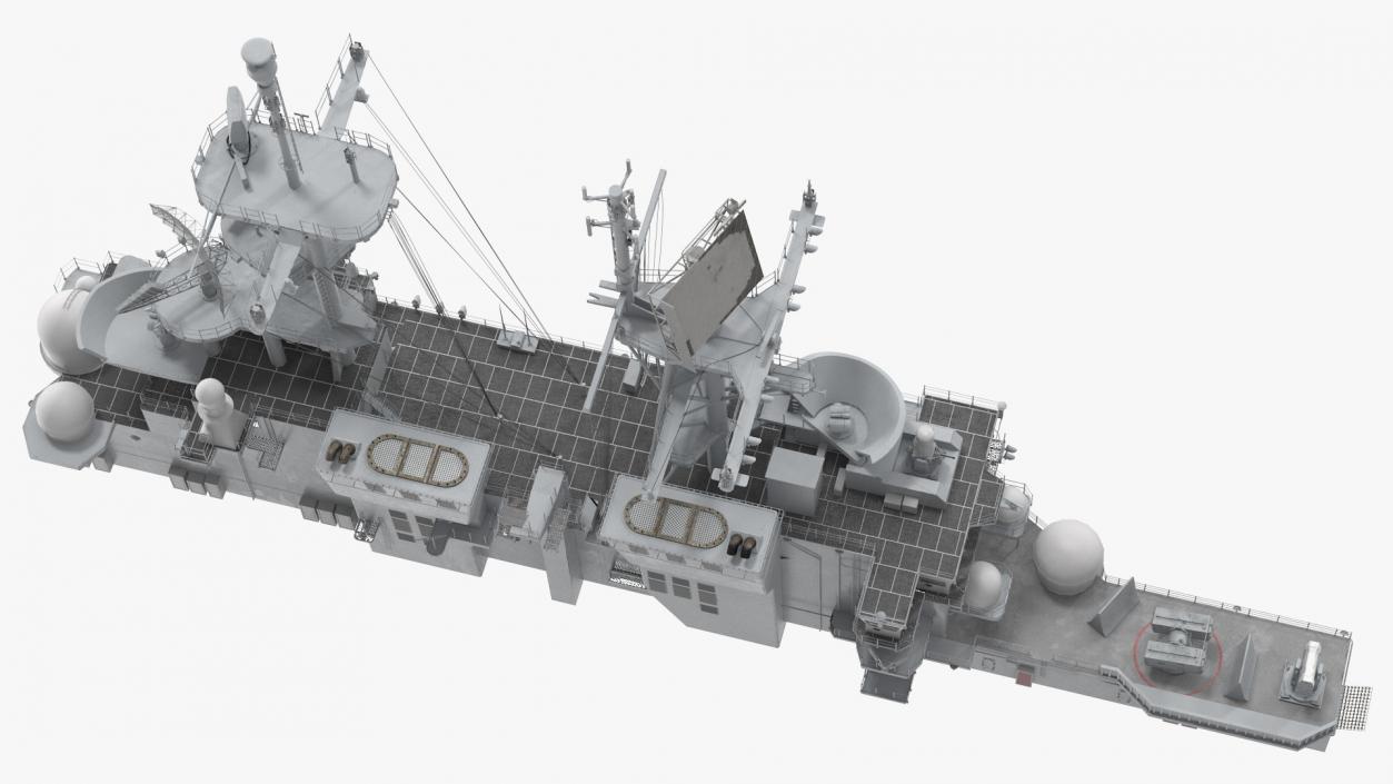 3D model Military Ship Bridge