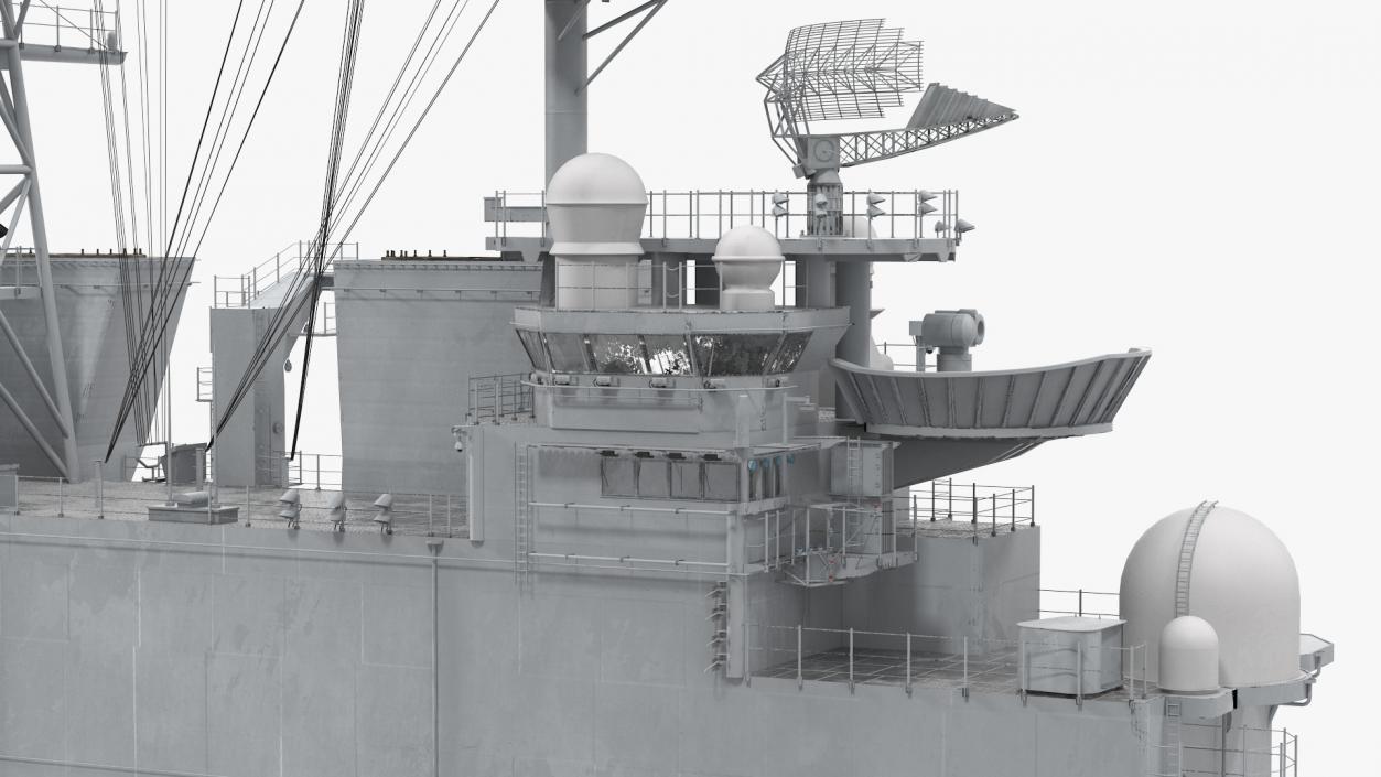 3D model Military Ship Bridge