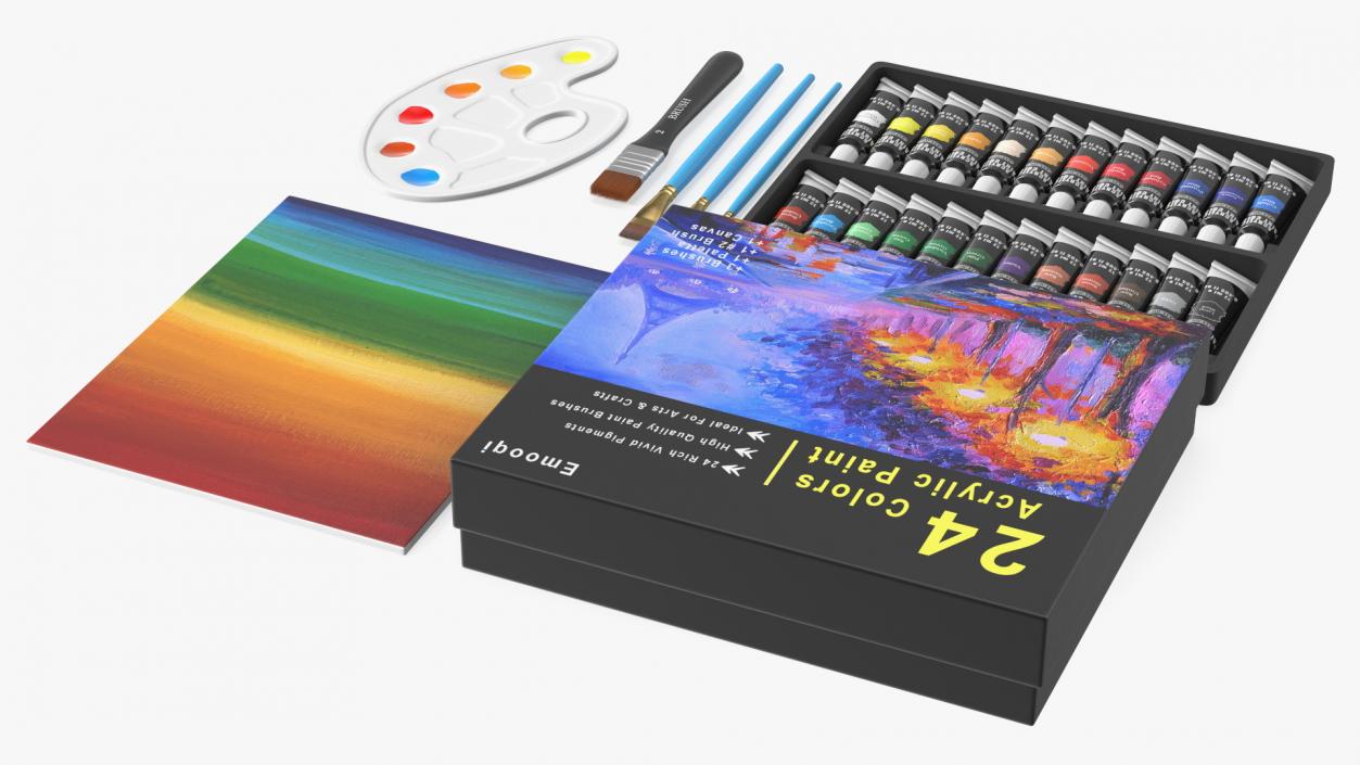 3D Acrylic Painting Set Emooqi Fur