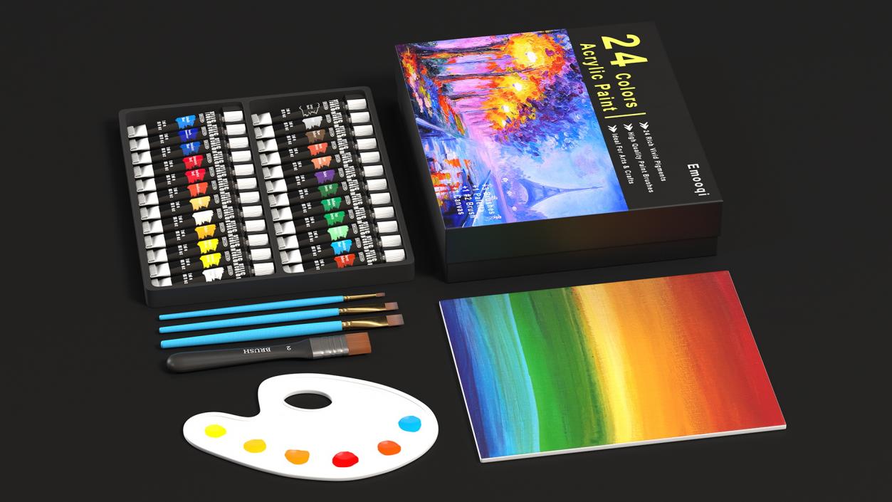 3D Acrylic Painting Set Emooqi Fur