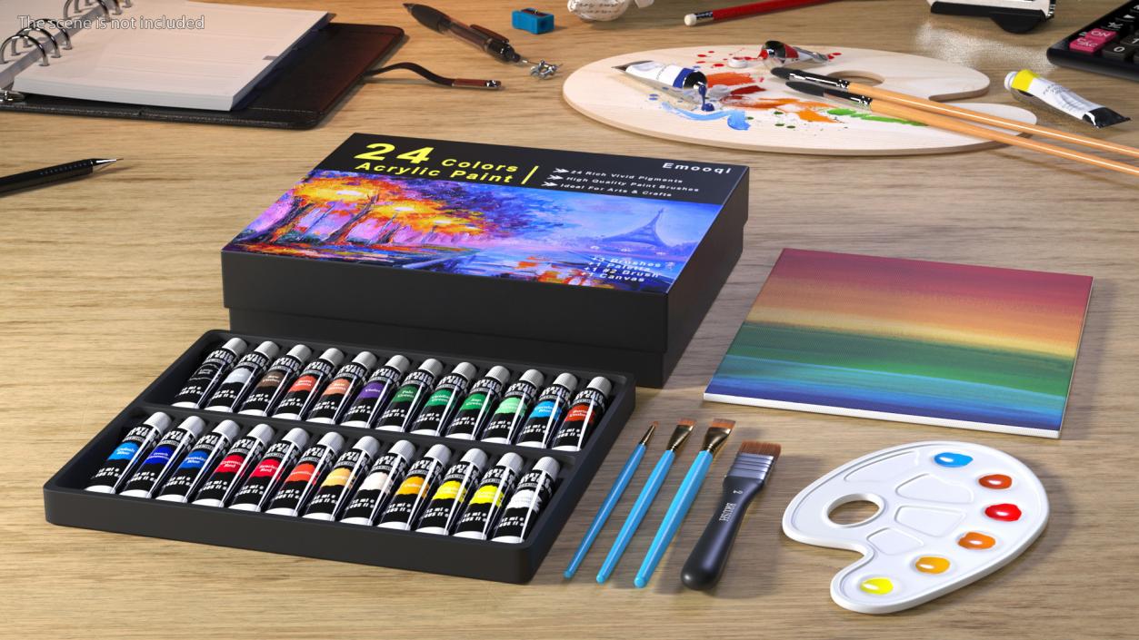 3D Acrylic Painting Set Emooqi Fur