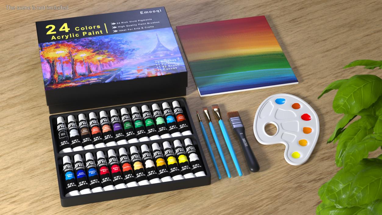 3D Acrylic Painting Set Emooqi Fur