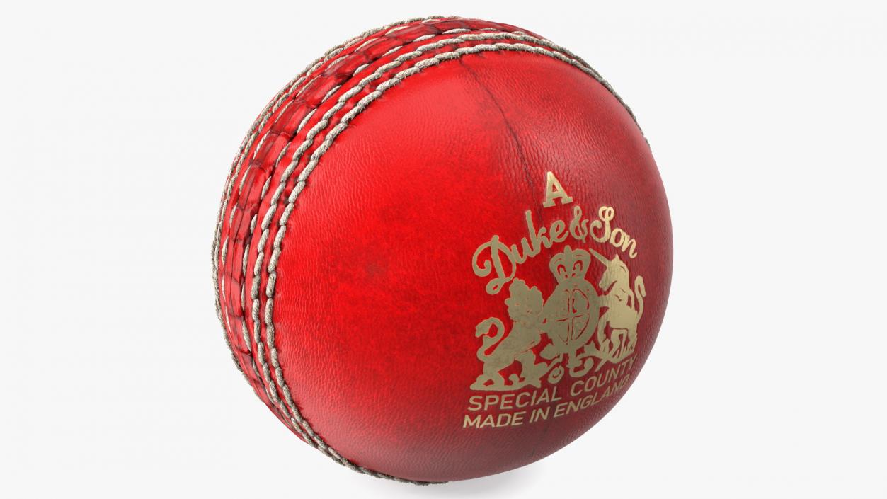 Cricket Ball Duke And Son Fur 3D model