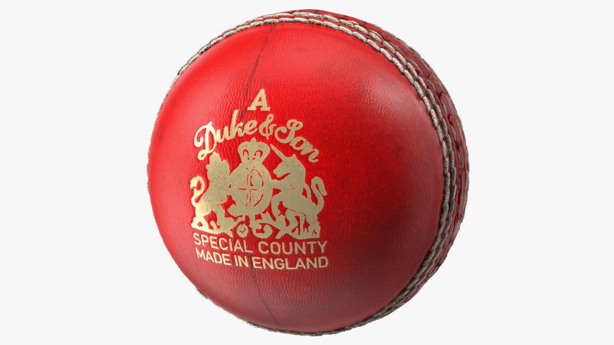 Cricket Ball Duke And Son Fur 3D model