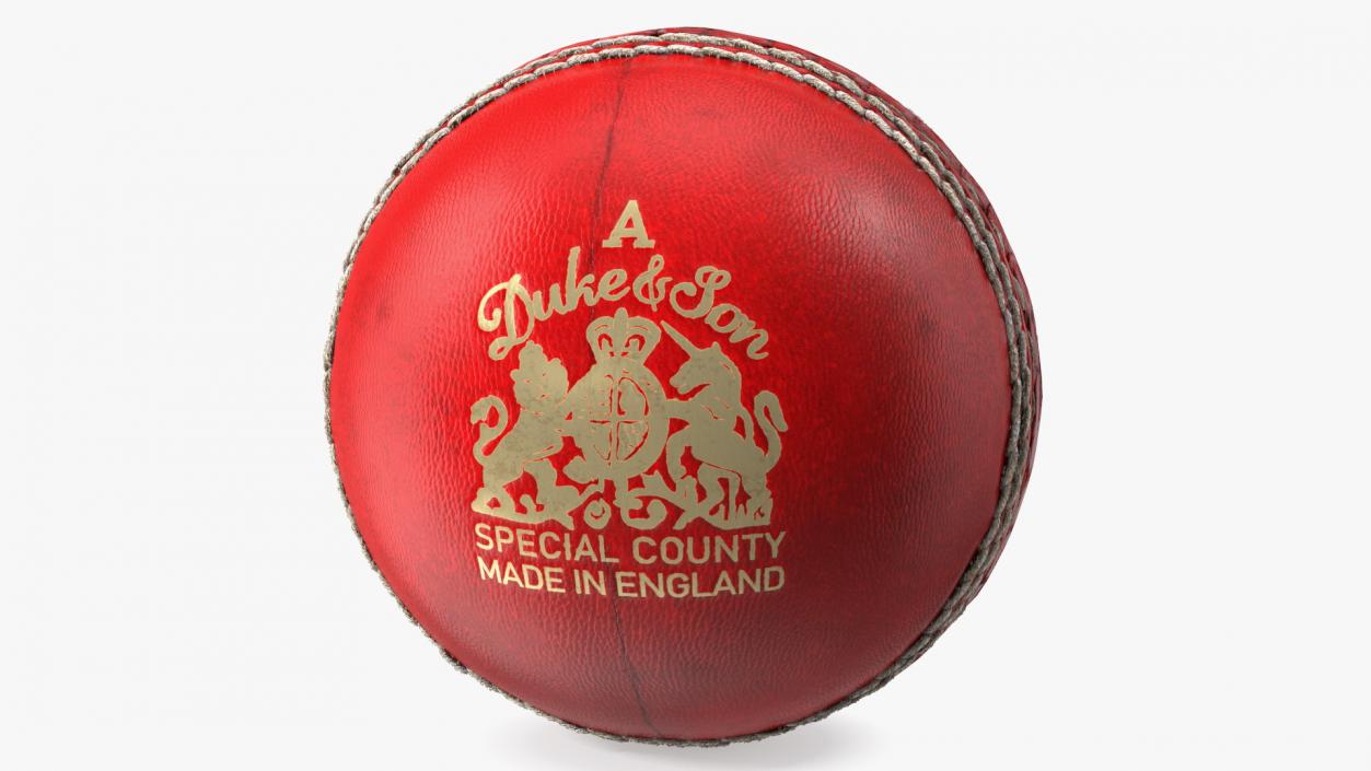 Cricket Ball Duke And Son Fur 3D model