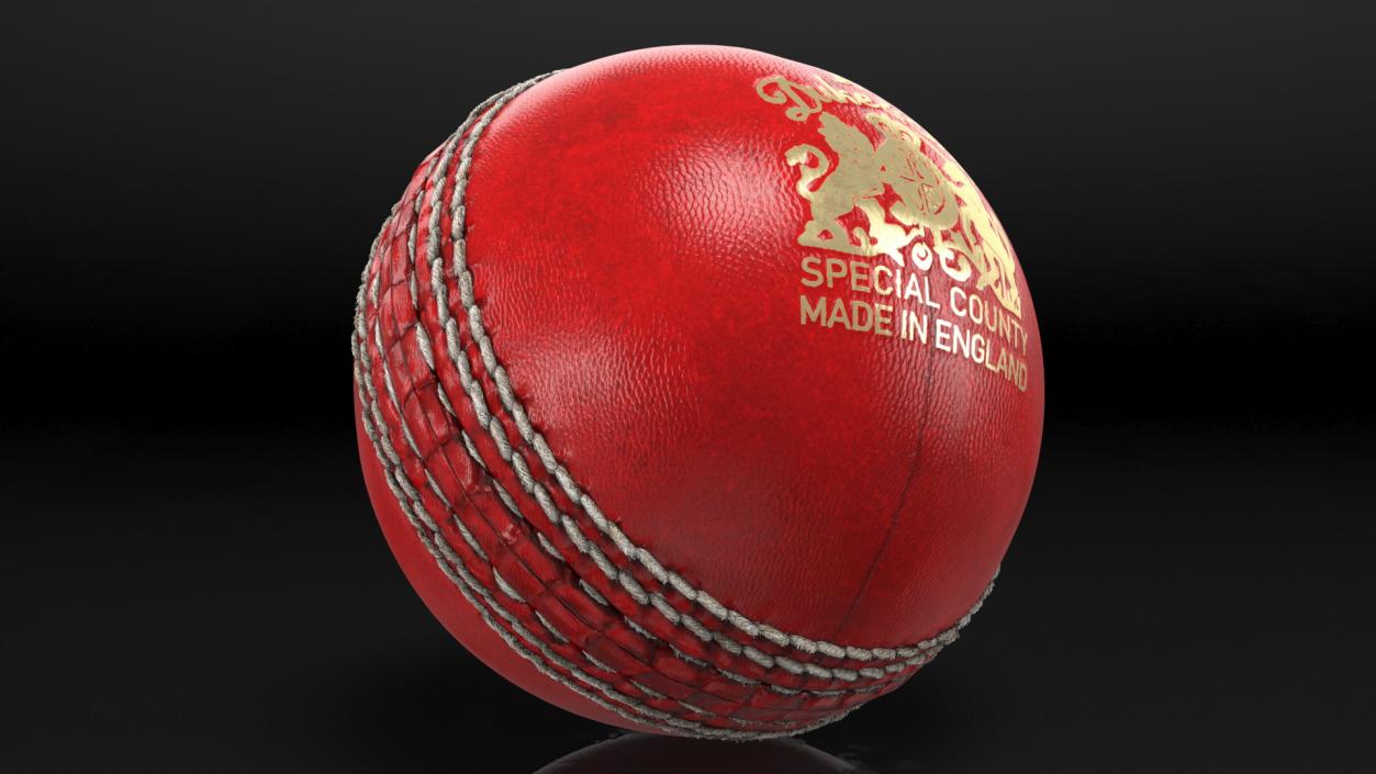 Cricket Ball Duke And Son Fur 3D model