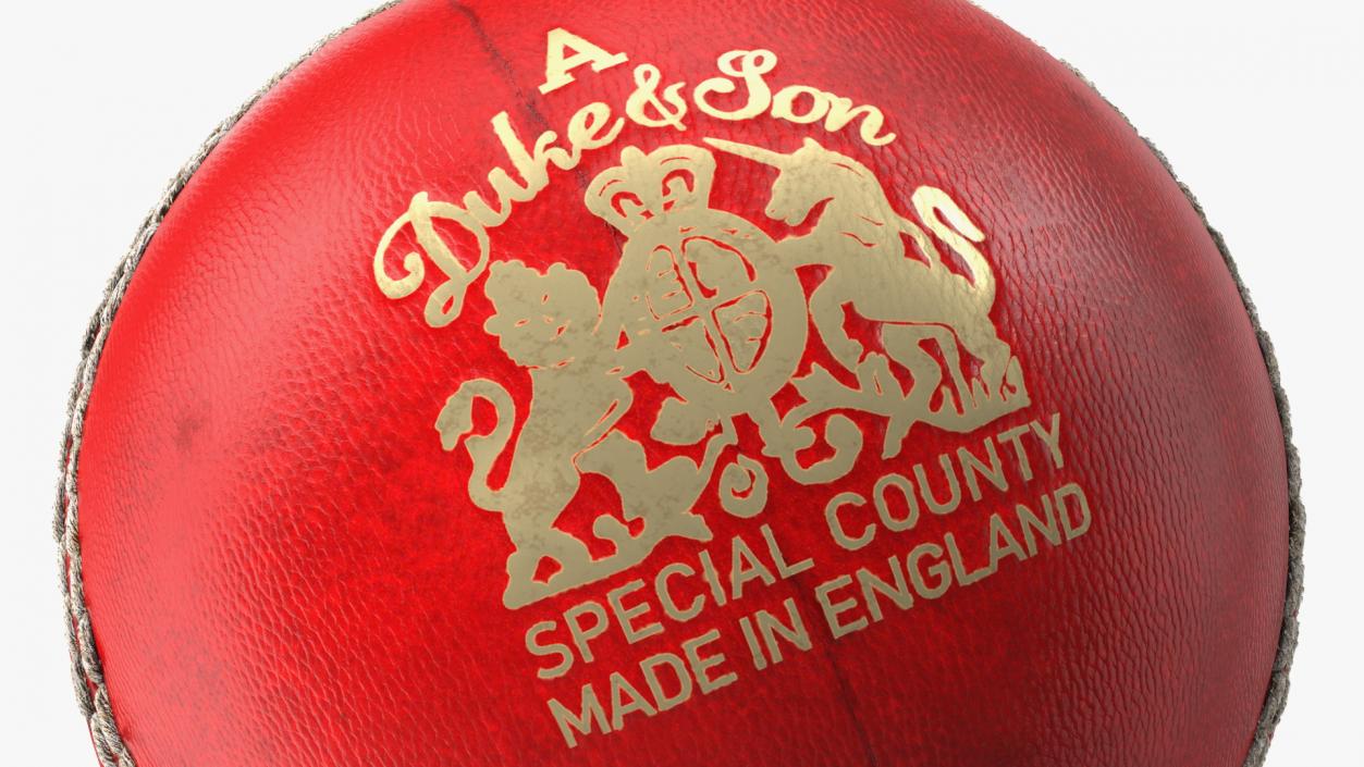 Cricket Ball Duke And Son Fur 3D model