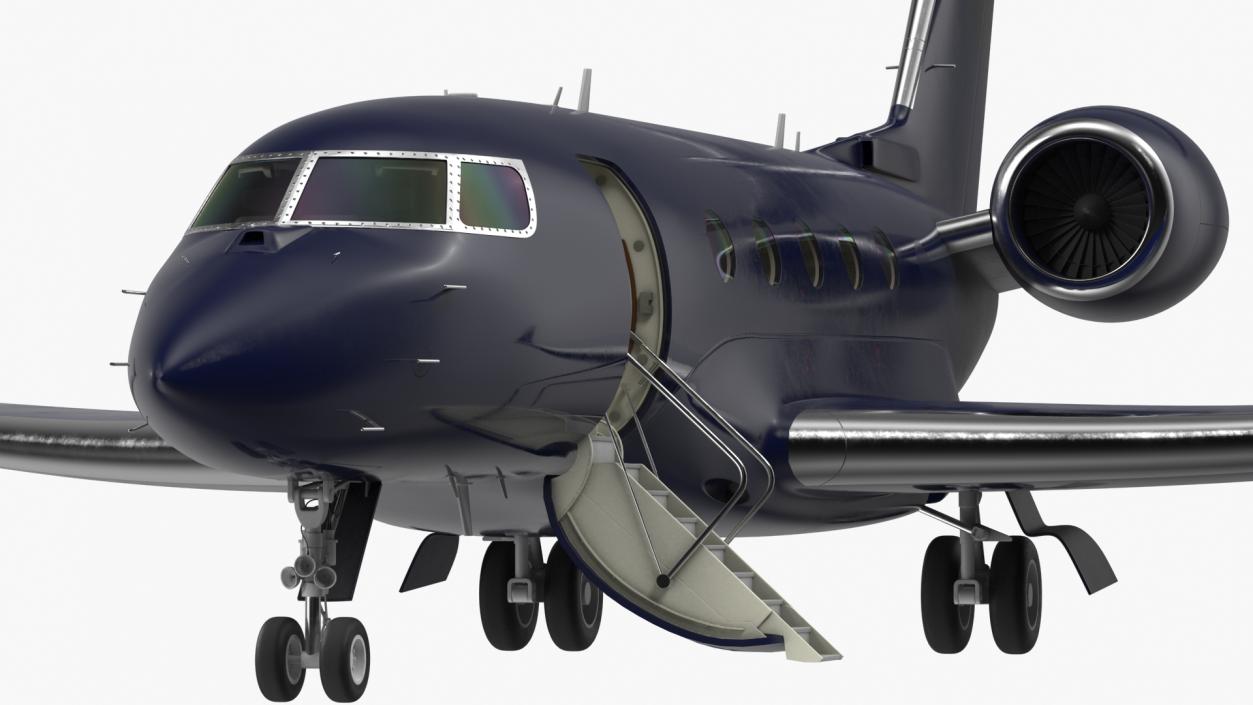 Twin Engine Business Jet 3D model