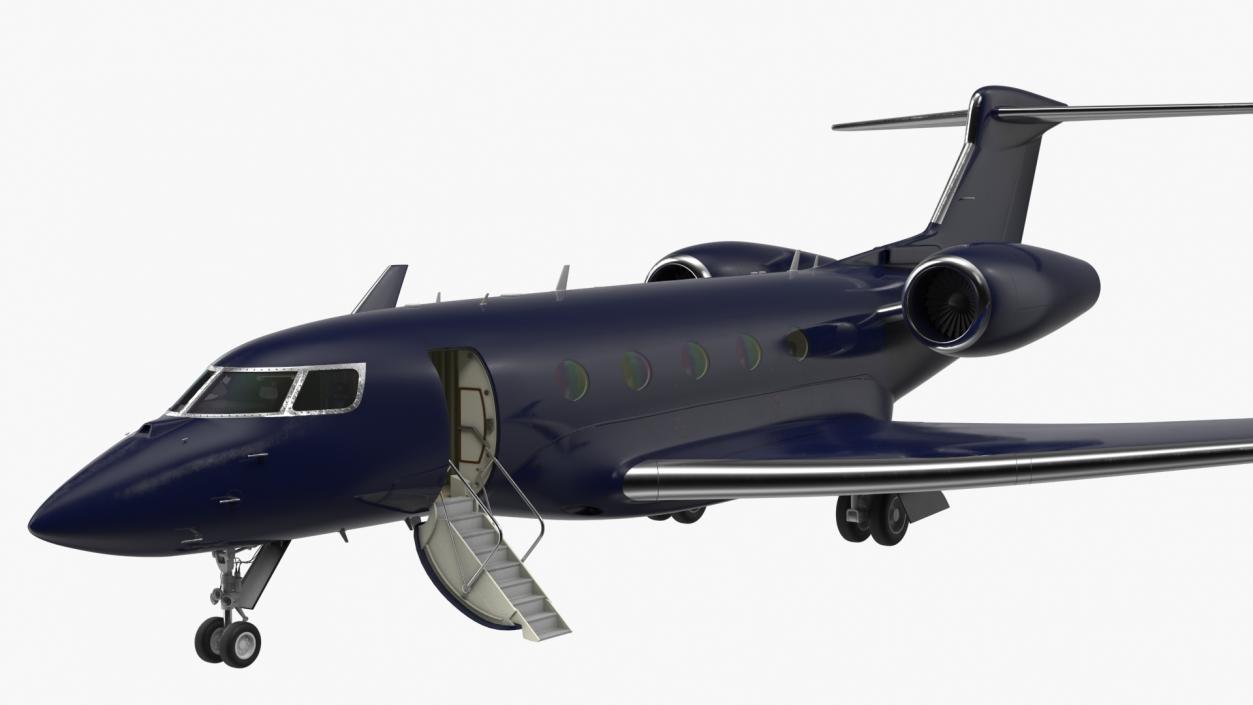 Twin Engine Business Jet 3D model