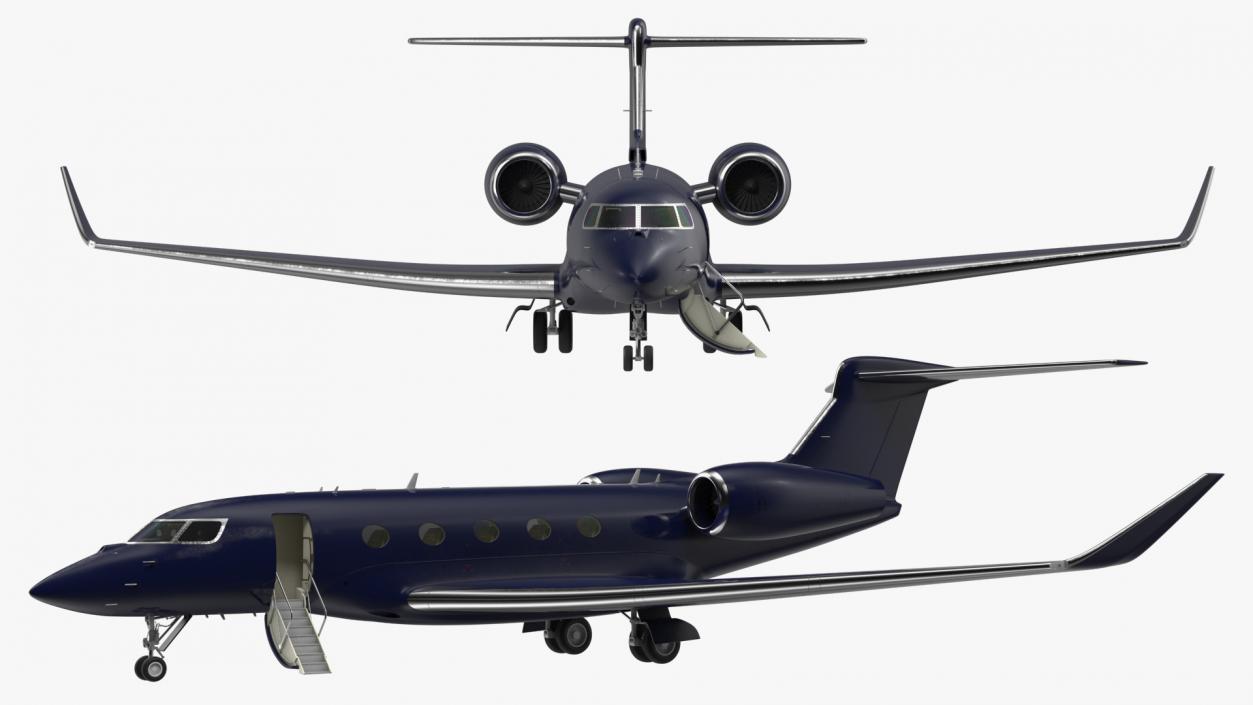 Twin Engine Business Jet 3D model