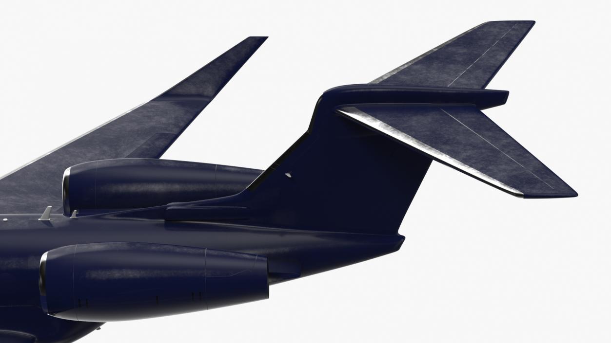 Twin Engine Business Jet 3D model