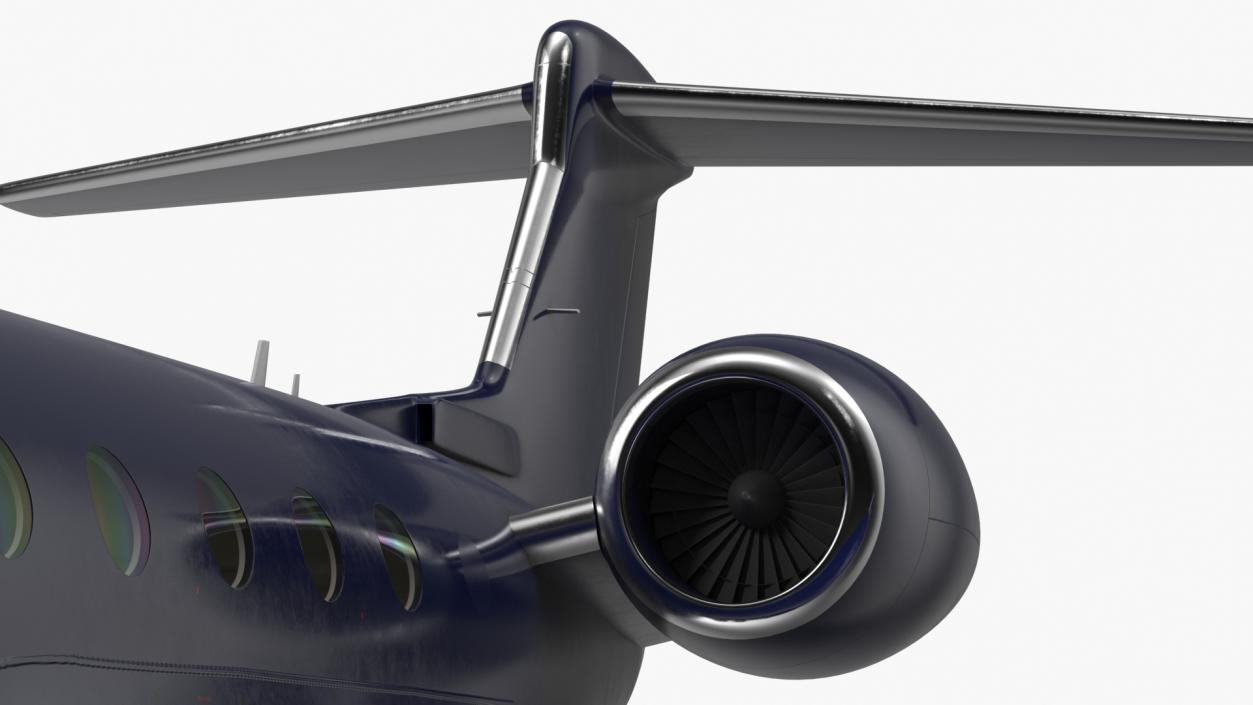 Twin Engine Business Jet 3D model