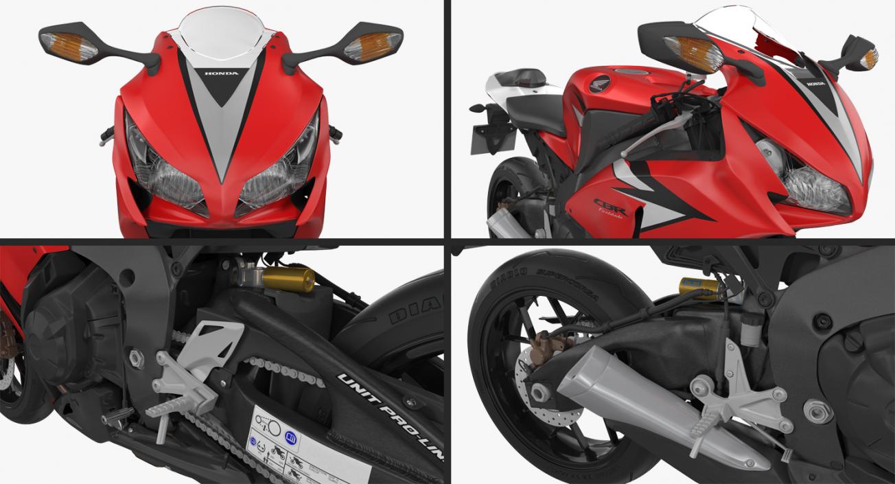 New Honda CBR1000RR Fireblade SP 2016 3D