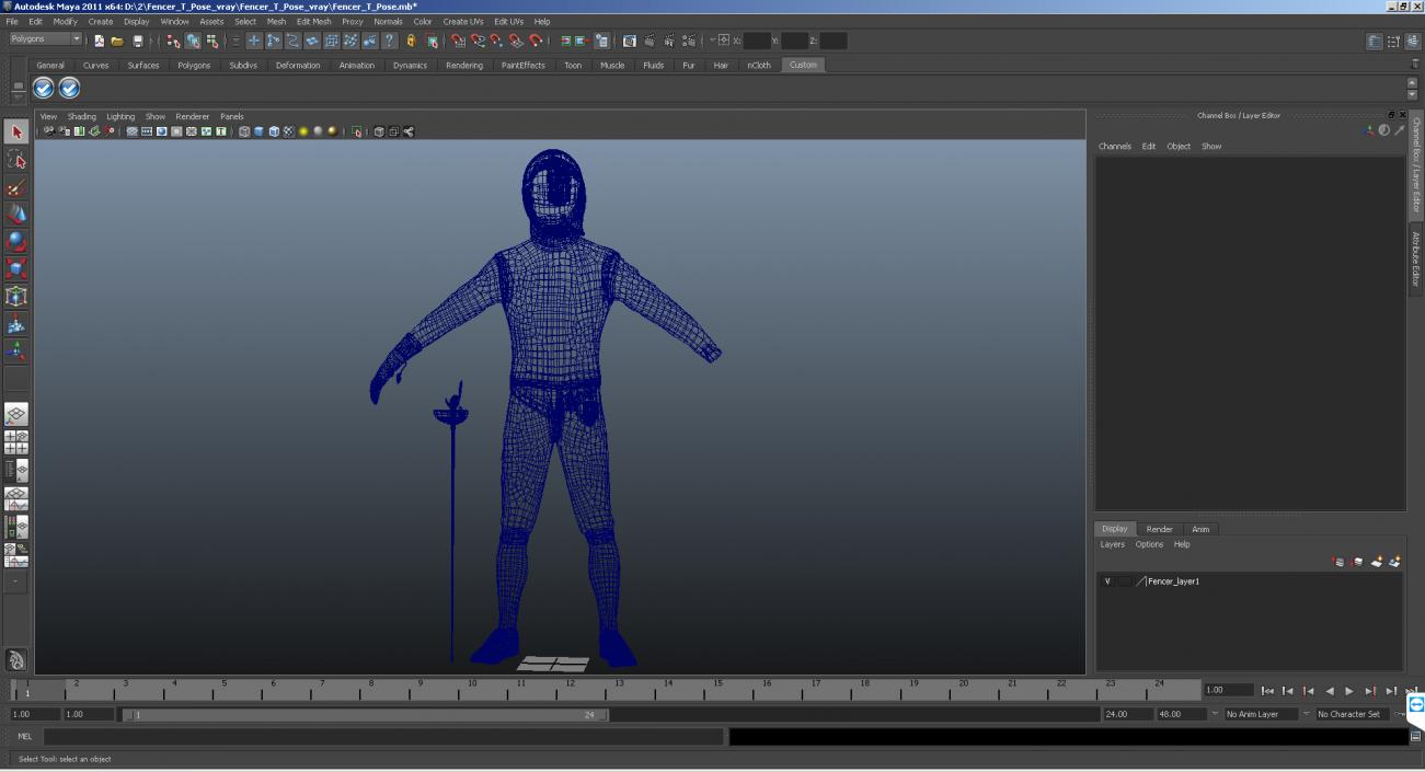 3D Fencer Suit