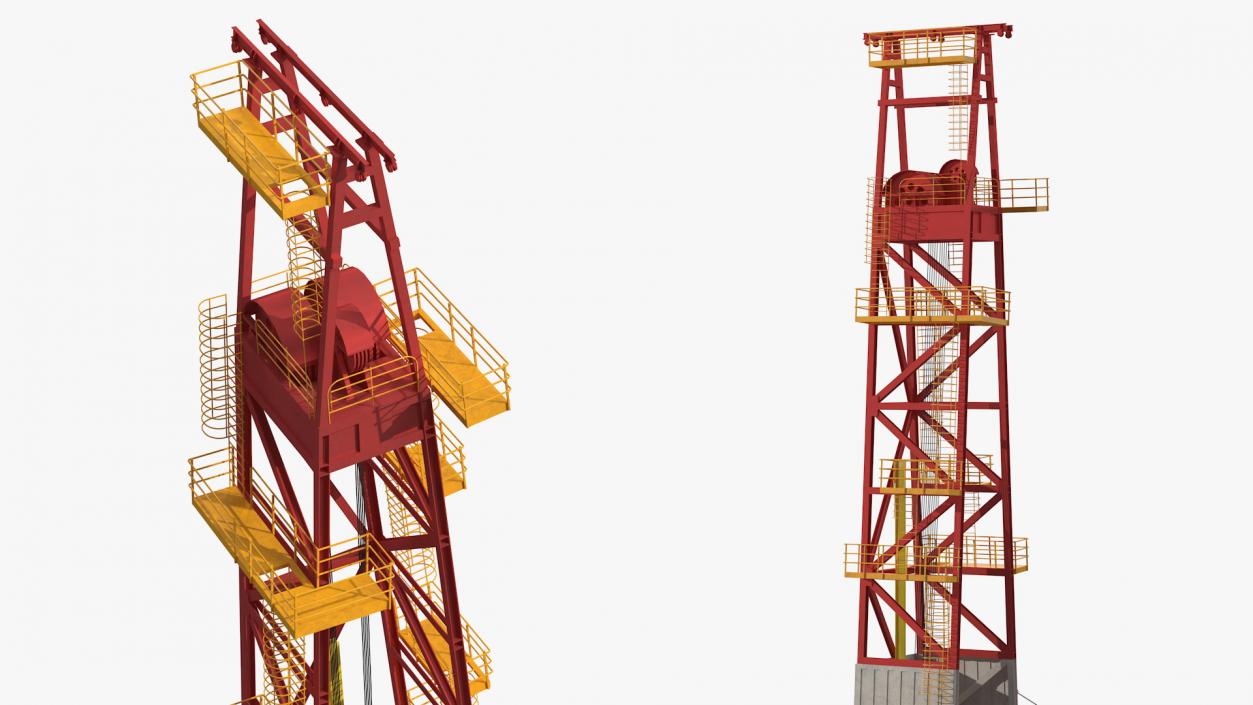 3D Uralmash Sectional Drilling Rig