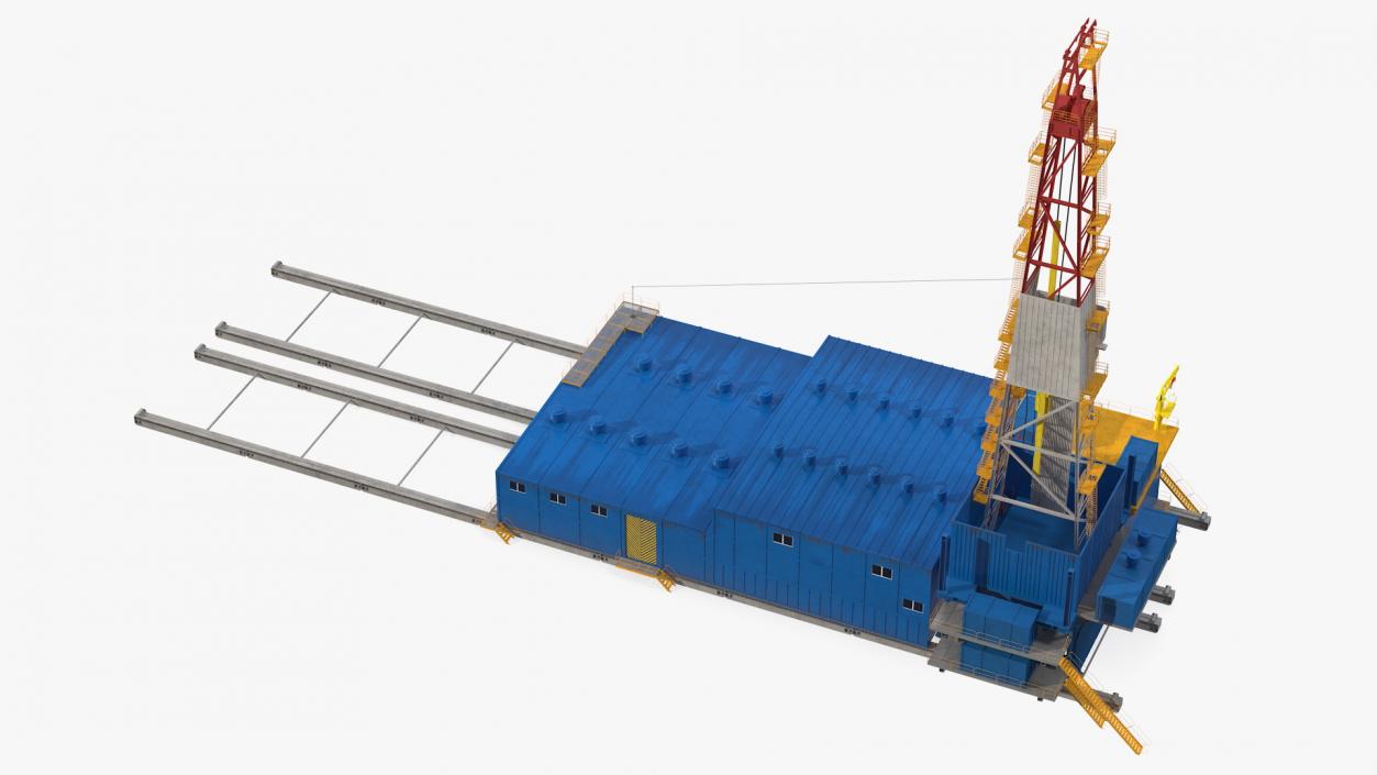 3D Uralmash Sectional Drilling Rig