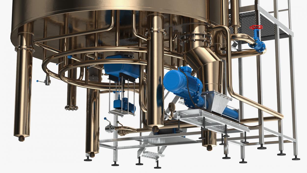 Alcohol Production Plant 3D model