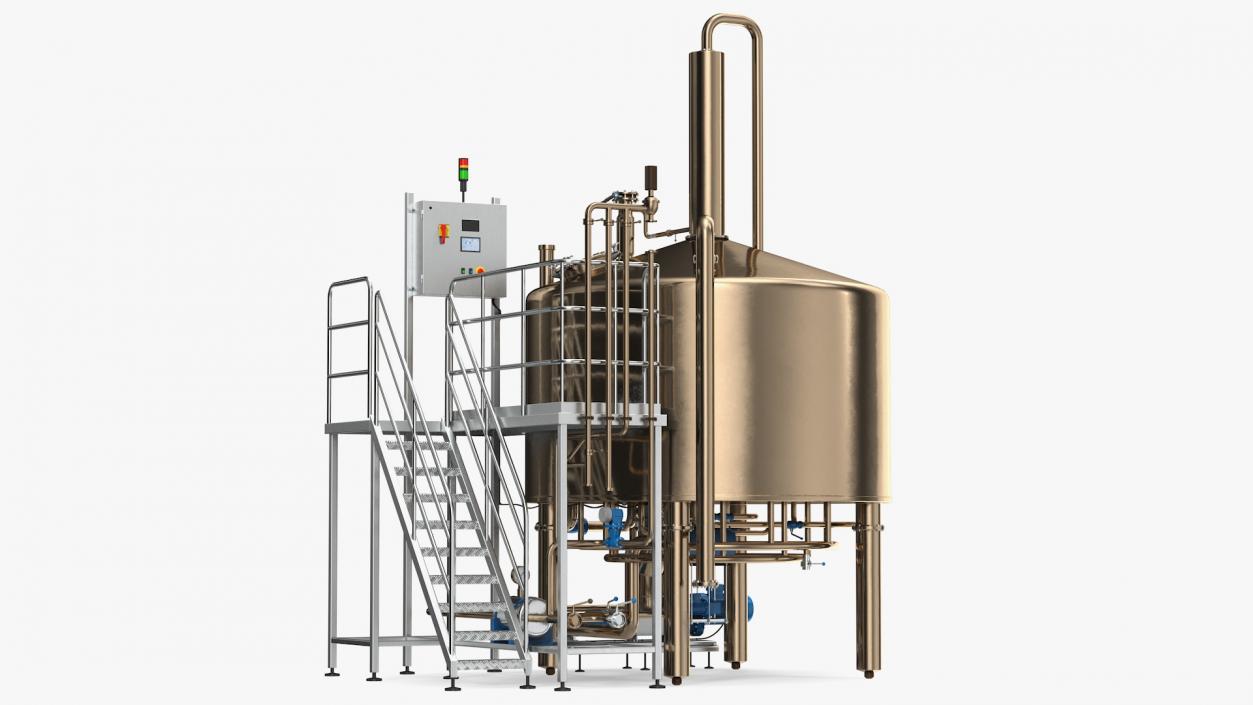 Alcohol Production Plant 3D model