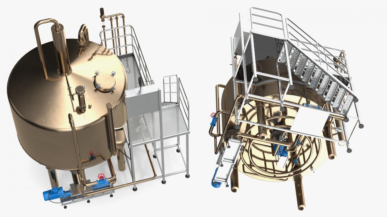 Alcohol Production Plant 3D model