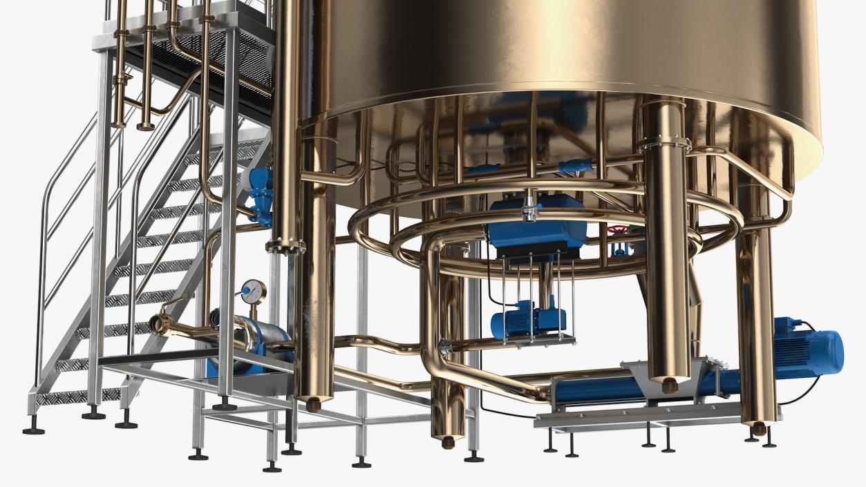 Alcohol Production Plant 3D model