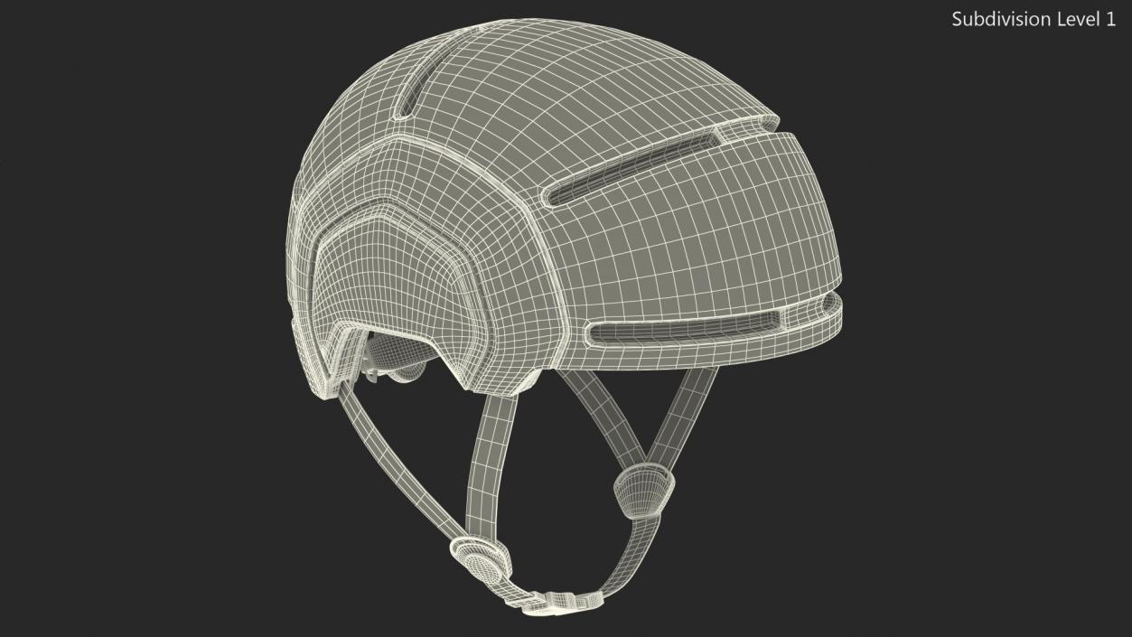 Segway Helmet Black 3D model