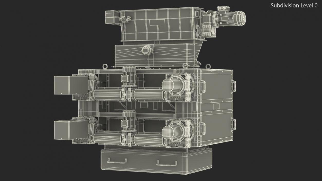 Fragola Four Roller Mill 3D model