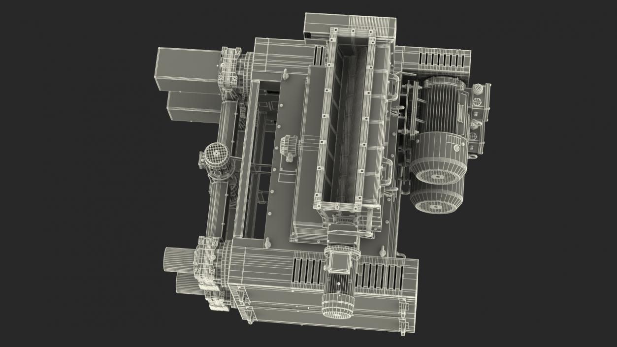 Fragola Four Roller Mill 3D model