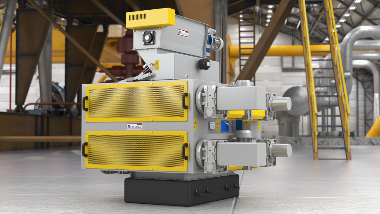 Fragola Four Roller Mill 3D model