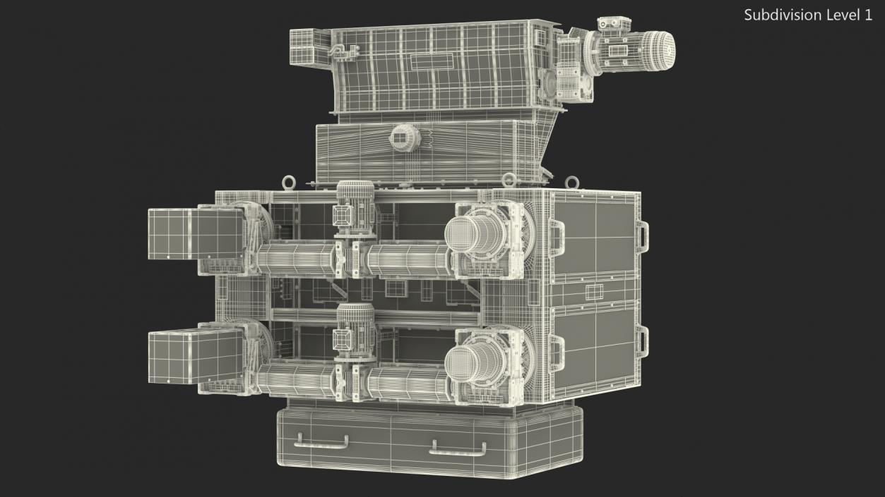 Fragola Four Roller Mill 3D model