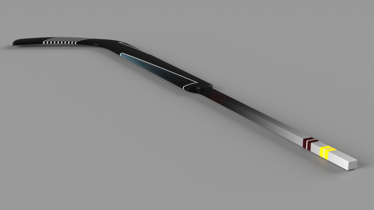 3D Goalie Ice Hockey Stick model