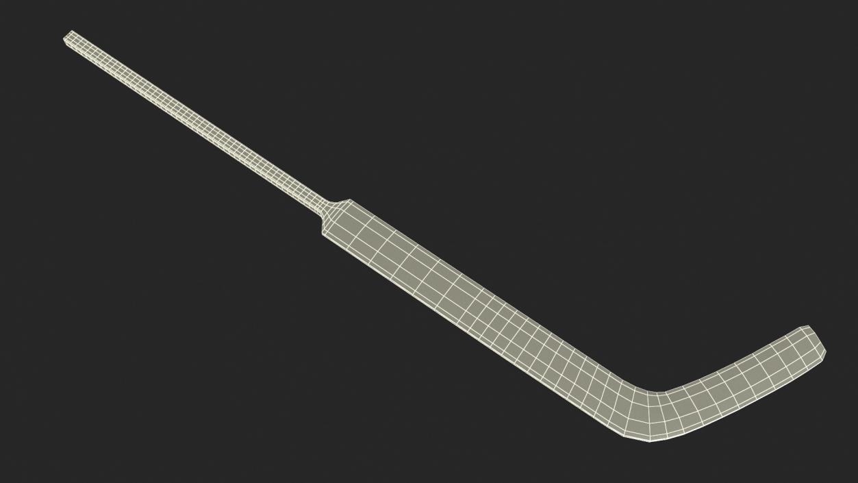 3D Goalie Ice Hockey Stick model