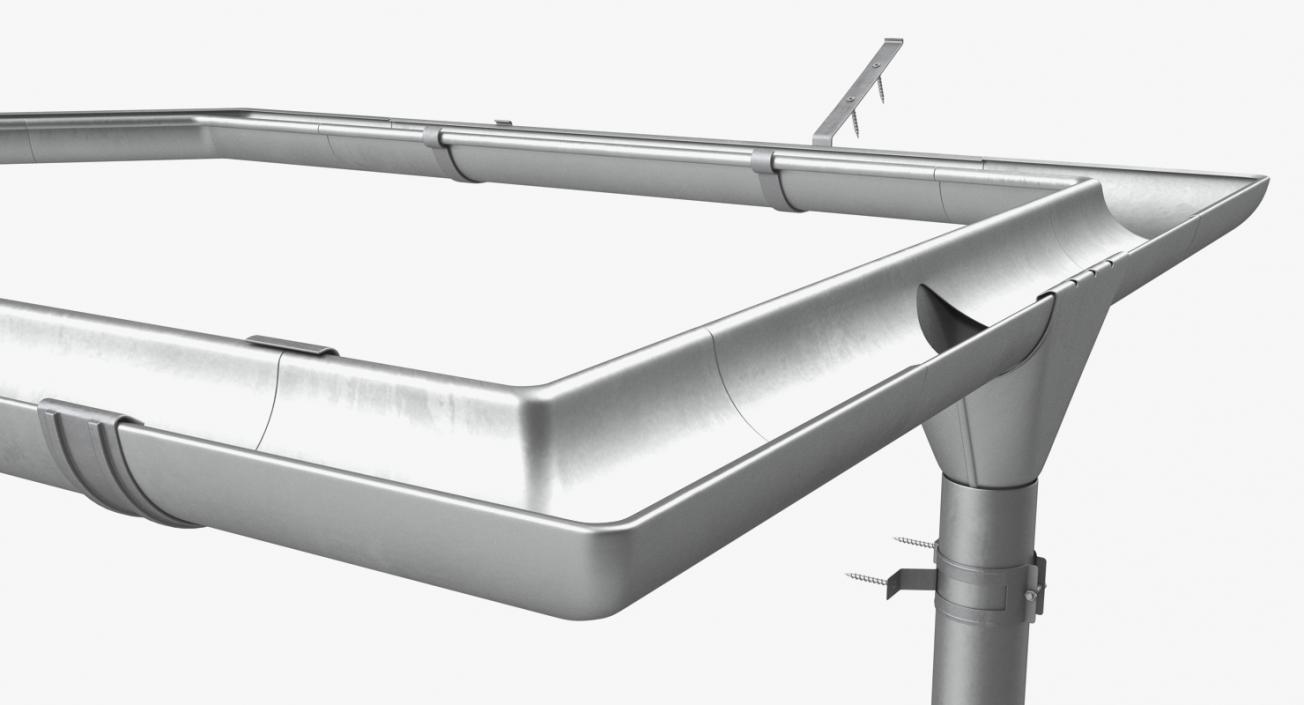 3D model Roof Drainage Gutter