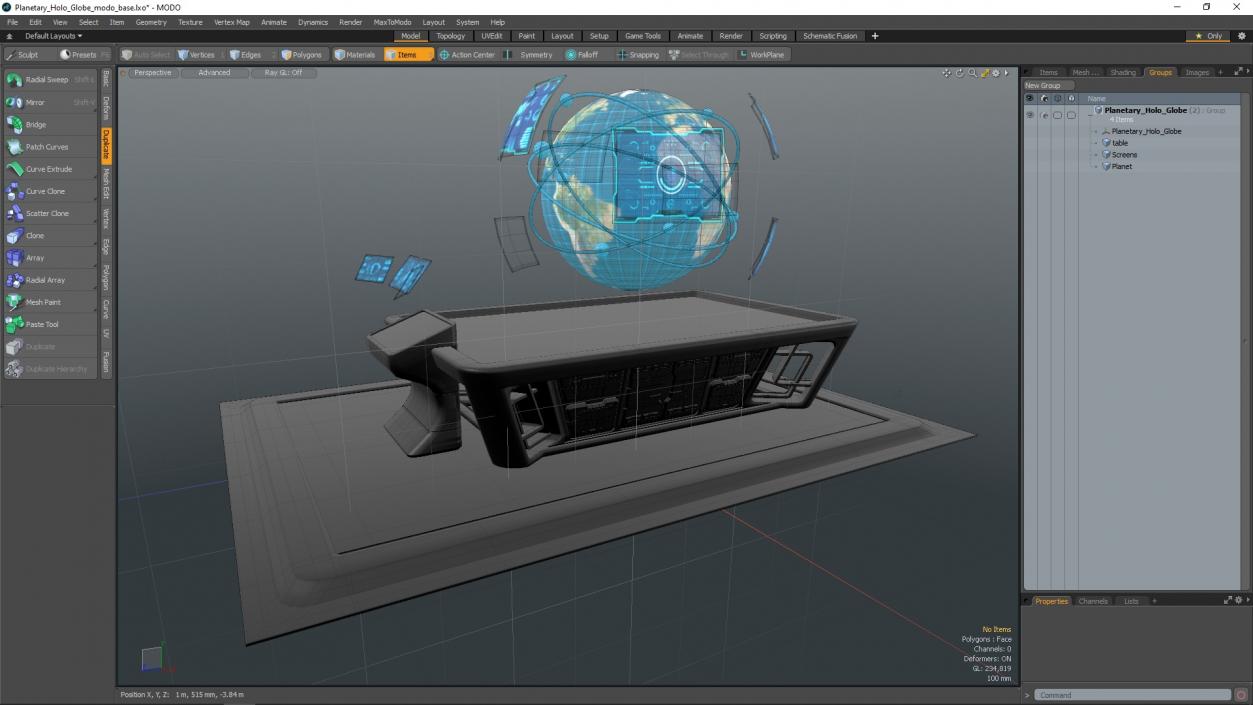 3D model Planetary Holo Globe