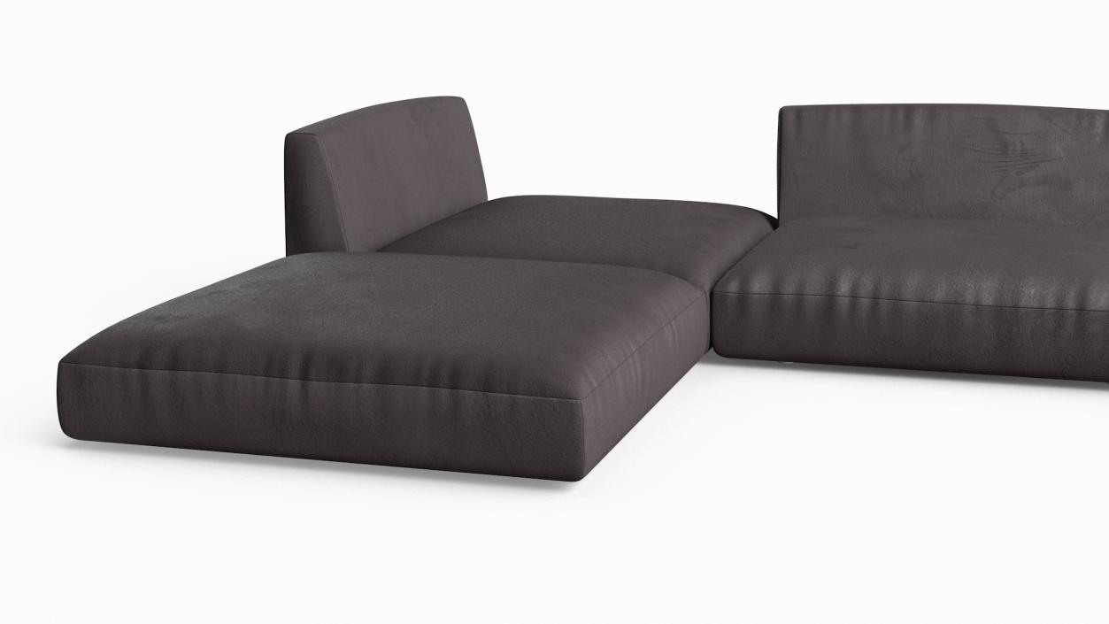 Contemporary Sectional Sofa 3D