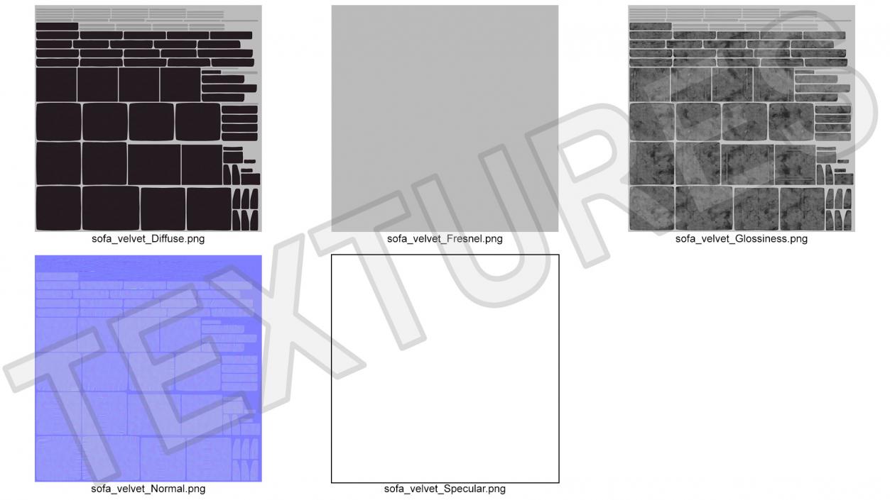 Contemporary Sectional Sofa 3D