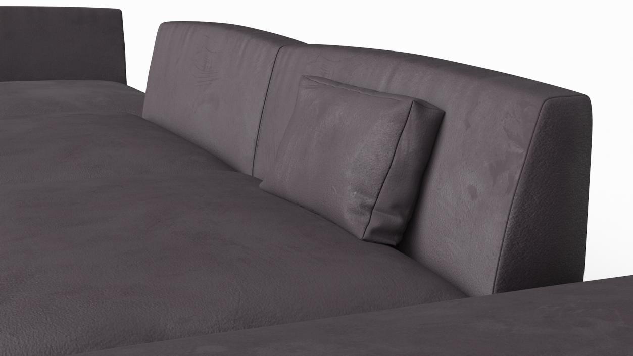 Contemporary Sectional Sofa 3D