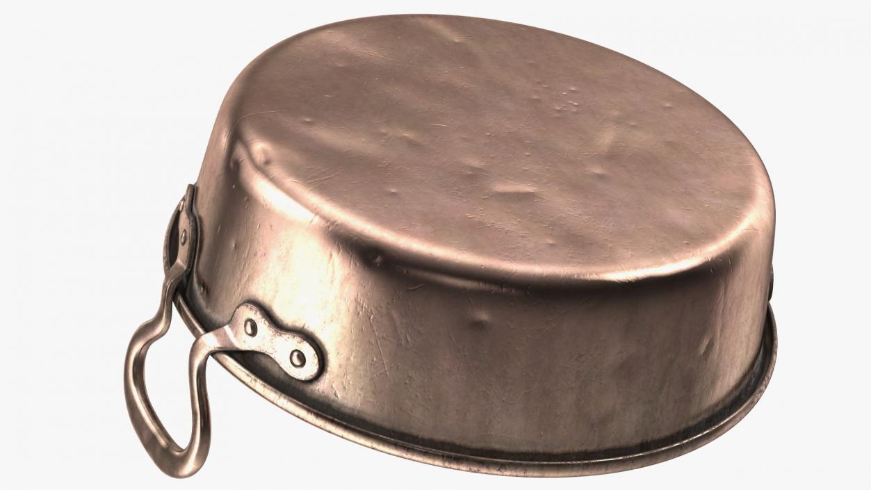 Antique Copper Cookware Collection 3D model