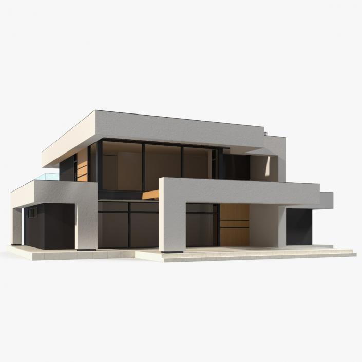 3D Modern House White model